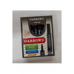 Siyah Renk Koli Kalemi Kesik Uç 12 Li