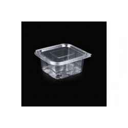 500cc SIZDIRMAZ PLASTİK DÜZ KAPAKLI KAP 100'LÜ