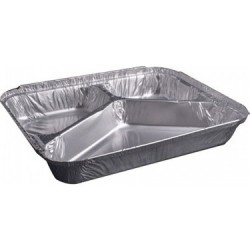 ALÜMİNYUM 3 GÖZ KASE 100 ADET-KAPAKLI ALÜMİNYUM 3 GÖZ KASE 100 ADET-KAPAKLI