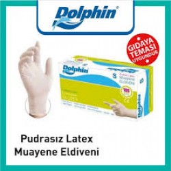 DOPLHİN PUDRASIZ LATEKS MUAYENE ELDİVENİ -S- 1 PAKET DOPLHİN PUDRASIZ LATEKS MUAYENE ELDİVENİ -S- 1 PAKET
