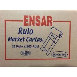 ENSAR BÜYÜK BOY RULO MANAV POŞET 20*200 ENSAR BÜYÜK BOY RULO MANAV POŞET 20*200