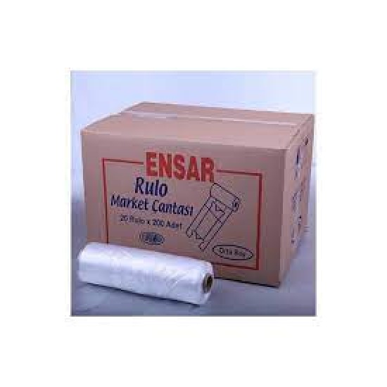 ENSAR BÜYÜK BOY RULO MANAV POŞET 20*200