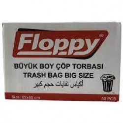 FLOPPY BÜYÜK BOY ÇÖP POŞETİ 65x80 Cm 10'lu X 50 PAKET