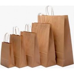 KRAFT BURGU SAPLI KAĞIT ÇANTA 15x8x20 cm (25 Adet) KRAFT BURGU SAPLI KAĞIT ÇANTA 15x8x20 cm (25 Adet)