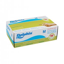 DOPLHİN PUDRALI LATEKS MUAYENE ELDİVENİ -M- 1 PAKET