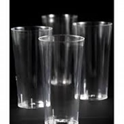 KRİSTAL MİKA PLASTİK RAKI VE İÇECEK BARDAĞI 175CC (10*35)