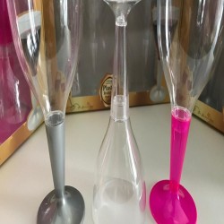 KRİSTAL MİKA PEMBE AYAKLI MEŞRUBAT VE ŞARAP BARDAĞI (KADEHİ) 10 LU