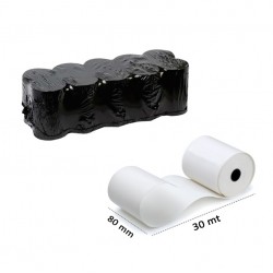 80X30 TERMAL YAZAR KASA POS RULOSU 10'LU 80X30 TERMAL YAZAR KASA POS RULOSU 10'LU