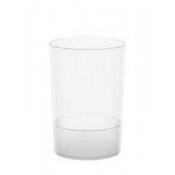 KRİSTAL MİKA PLASTİK YUVARLAK-KARE VİSKİ VE MEŞRUBAT BARDAĞI ALTI BUZLU 240CC 10 ADET