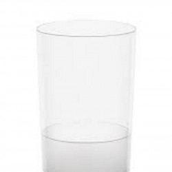 KRİSTAL MİKA PLASTİK YUVARLAK-KARE VİSKİ VE MEŞRUBAT BARDAĞI ALTI BUZLU 240CC 10 ADET