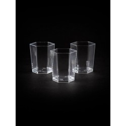 Plastik Kristal Altıgen Kap 50cc - 50 Adet (1 Paket) Plastik Kristal Altıgen Kap 50cc - 50 Adet (1 Paket)