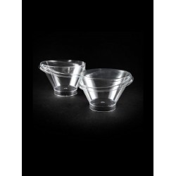 Plastik Kristal Mika Oval Kase Kapaklı 220cc 15 Adet Plastik Kristal Mika Oval Kase Kapaklı 220cc 15 Adet