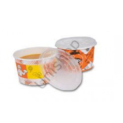 16Oz Karton Çorba Kasesi - Kapaklı 500 Adet 16Oz Karton Çorba Kasesi - Kapaklı 500 Adet
